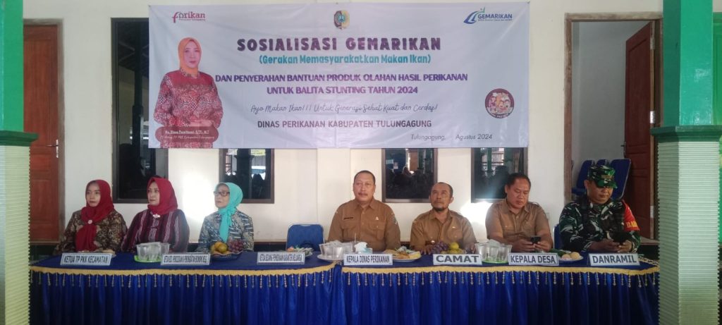 Kegiatan Sosialisasi Gemarikan di Desa Aryojeding