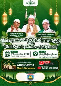 Peringatan Maulid Nabi dan Haul ke-10 KH. Umar Syahid Digelar di Donorojo Pacitan